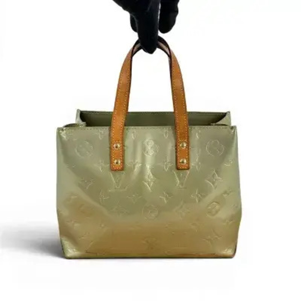 Louis Vuitton Lead Monogram Leather Top Handle Bag Gray